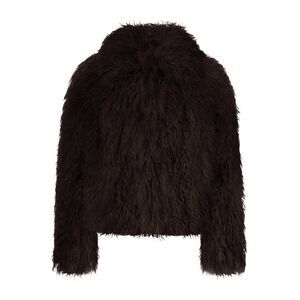 Tagliatore Women Short Curly Sheepskin Jacket